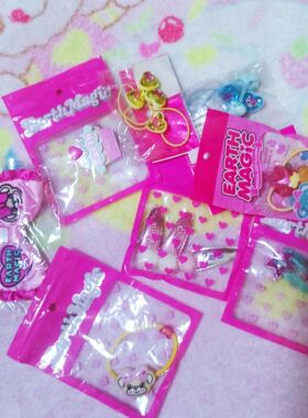 em贴纸发绳发夹可爱日系潮牌现货断码孤品可爱roni小女孩