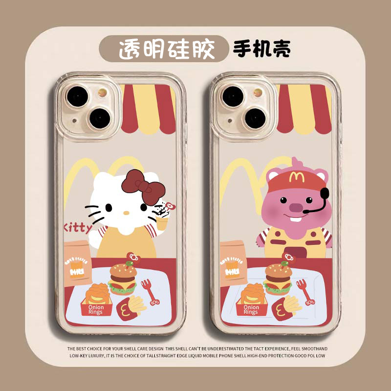 适用华为mate60pro卡通手机壳