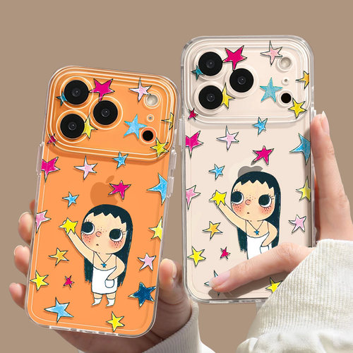 女款小玉适用苹果17透明防摔软壳