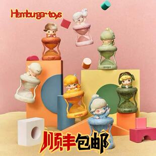 现货POPMART泡泡玛特DIMOO限定时光系列发光沙漏水晶球盲盒周边