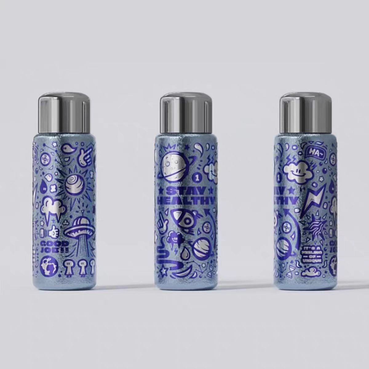 方宇钛国潮龙年双层纯钛保温杯机械温度计温显高端焖茶壶 大容量