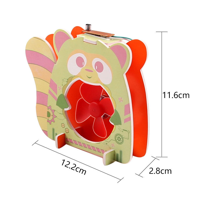 科创熊科普手工器材声控风扇