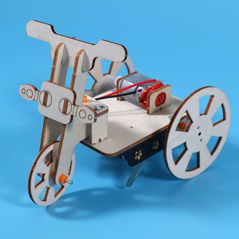 中小学生创意科技小制作 电动三轮车diystem教育科学实验益智玩具