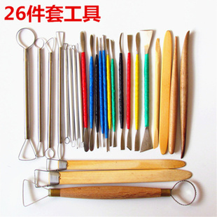 陶艺工具套装雕塑工具 精雕油泥工具手办雕刻超轻粘土软陶泥塑刀