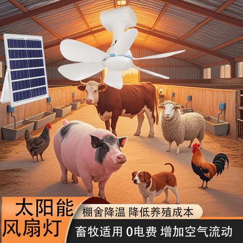 太阳能吊扇灯舍棚专用养