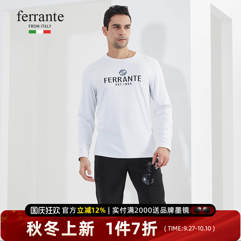 ferrante费兰特新品简约长袖t恤