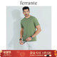 ferrante费兰特男装 T恤7239 意式 休闲简约百搭胶印字母LOGO短袖