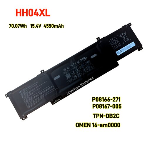 惠普OMEN 16-am0000 HH04XL P08166-271 P08167-005 电池70.07Wh