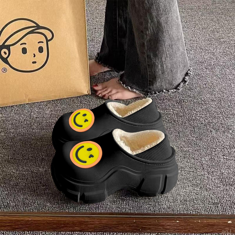 拖鞋女款秋冬超可爱甜美包头棉拖鞋女家用居家防滑厚底毛绒拖鞋女