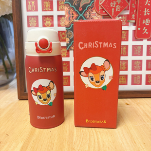 杯具熊库洛米联名保温杯成人运动水壶小学生便携儿童水杯