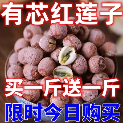 红莲子带芯大颗粒湘谭500g