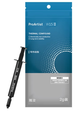 雅浚导热硅脂 CPU笔记本台式机散热 2g装散热膏 雅浚W15 III代