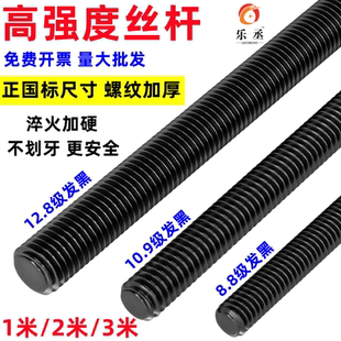 8.8級高強度牙條12.9級絲桿通絲杠全螺紋桿6M8M10M12M14M16M20M24