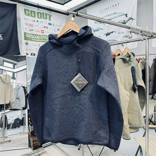 大码300斤保暖卫衣透气户外内搭中间层男女套头连帽抓绒休闲上衣