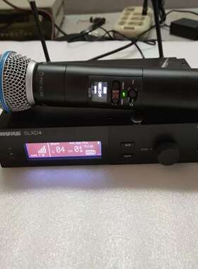 Shure/舒尔SLXD4D/BETA58A一拖一无线手持话筒 数字舞台麦克风