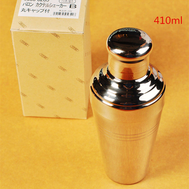 YUKIWA日式调酒器 三段摇酒壶 英式雪克壶 雪克杯 调酒器410ml