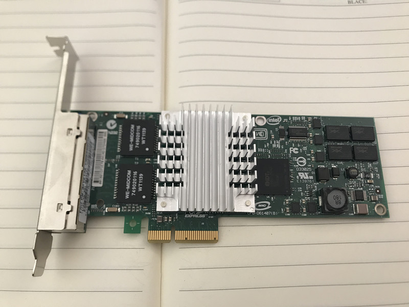 原裝Intel9404PT PCI-E 四口服務器千兆網卡39Y6138 HP NC364T