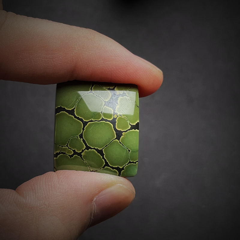 平安三彩特色唐原矿绿松石配饰佛珠 绿色老吊坠天然网无事牌花