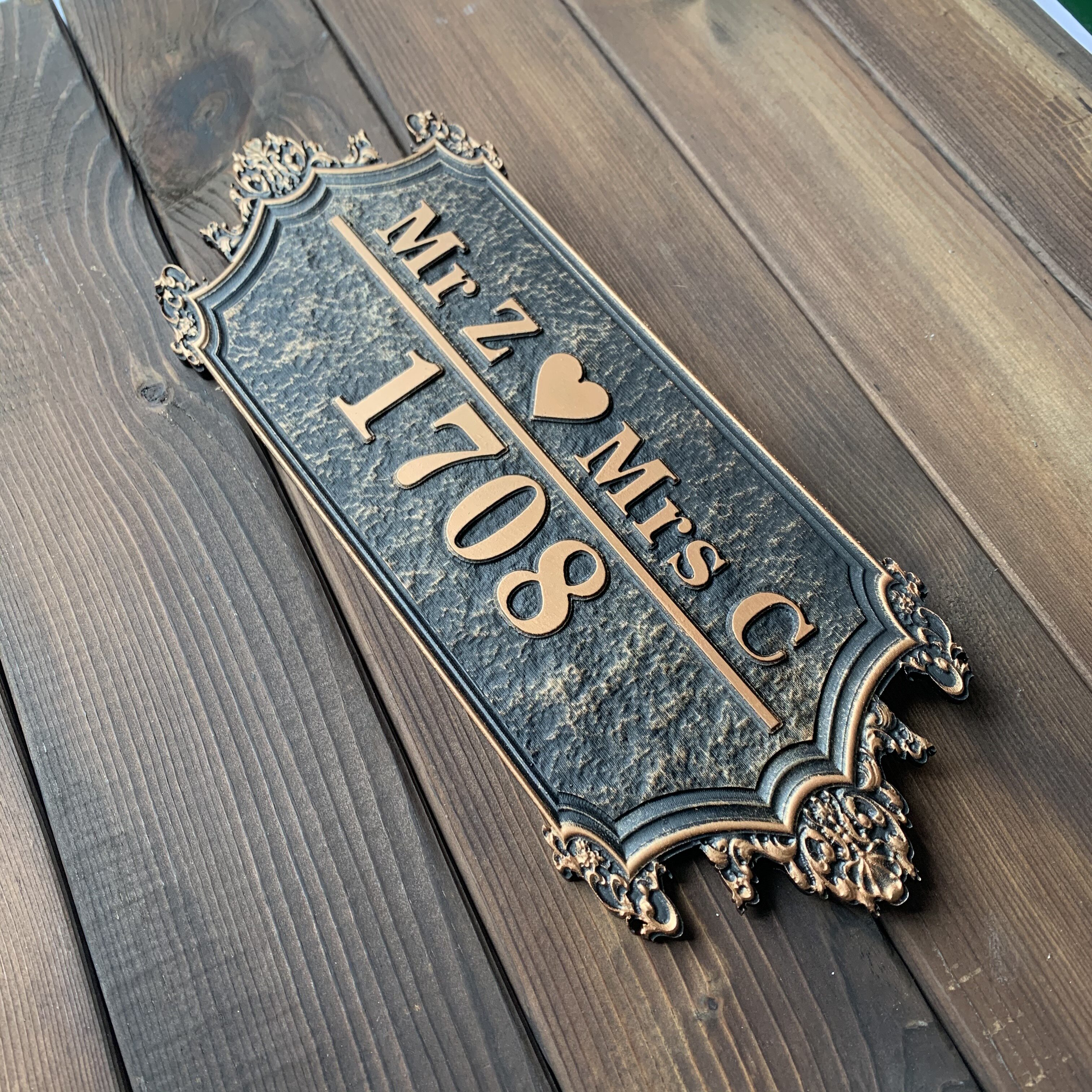 门号氏码牌定制抖音同款家用门牌小号牌区别墅力天标牌姓爱心家用