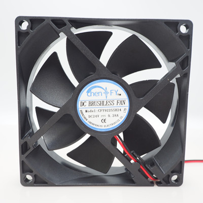 全新CFT9225SH24 DC12V 24V 9厘米 变频功放电脑电源机箱散热风扇