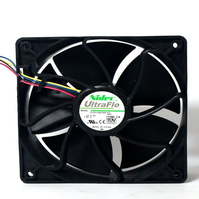 Nidec V12E12BS1B5-07 12v 1.85A 12038 蚂蚁S7 S9 专用散热风扇