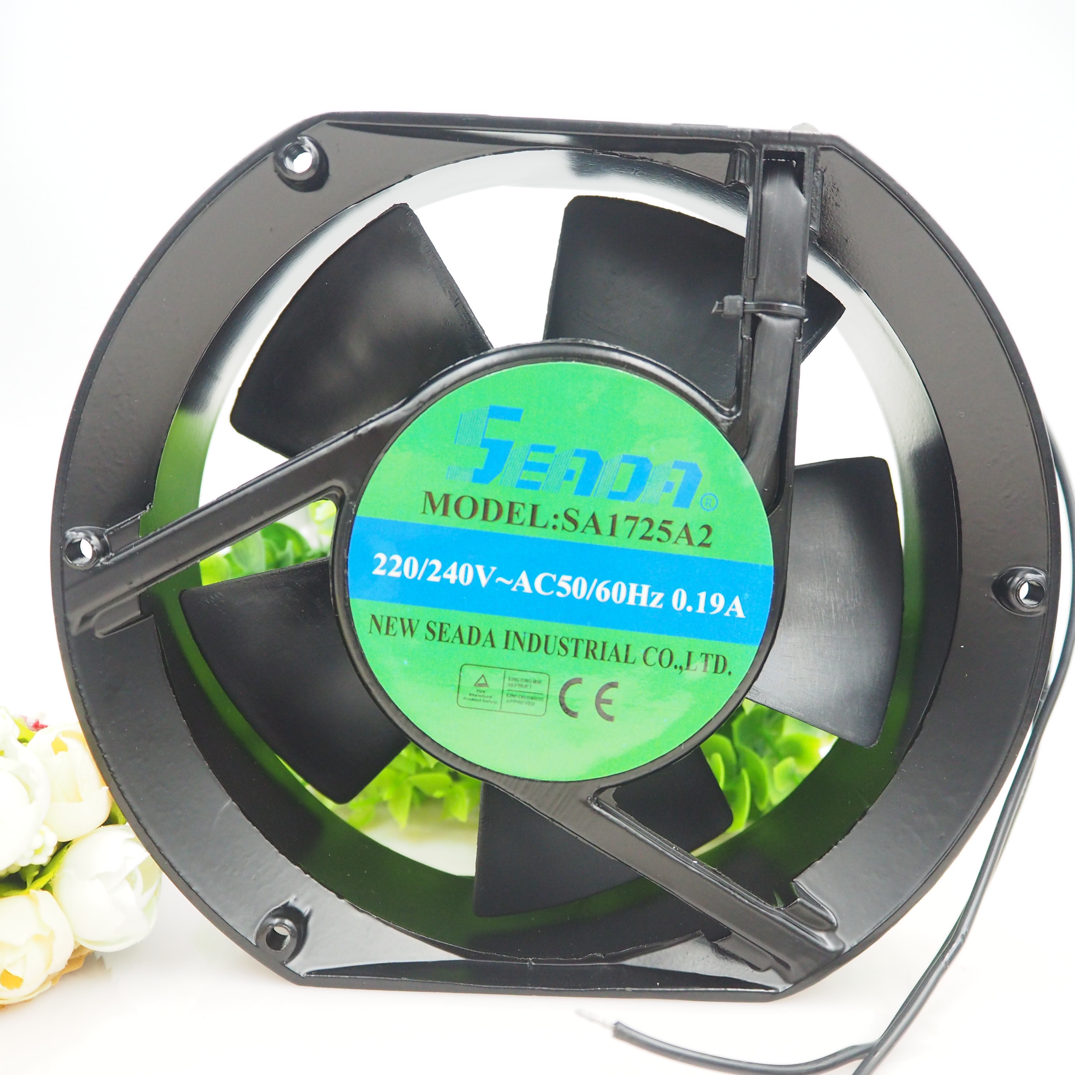 AC 220V 台湾SEADA SA1725A2 控制柜 数控机床散热风扇椭圆形17cm