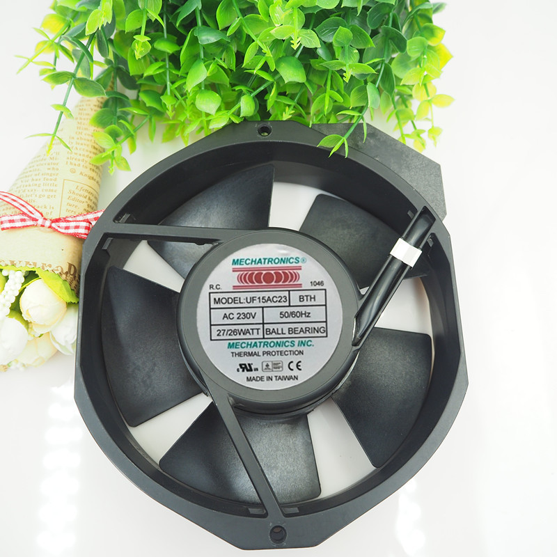MECHATRONICS风机UF15AC12/C23 BTH 17238 115V/230V散热17CM风扇