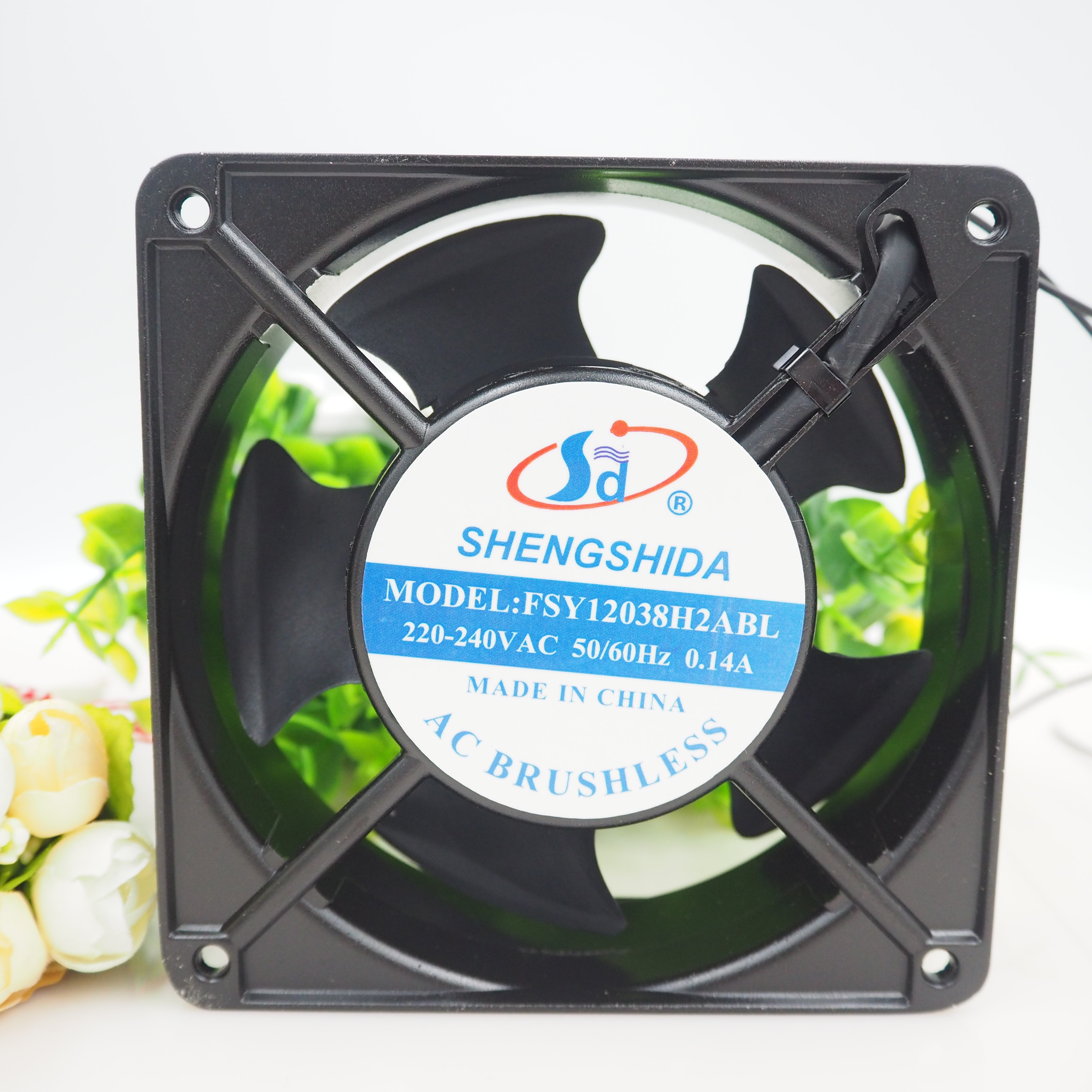 全新原装FSY12038H2ABL 机柜轴流风机0.14A 220V工业散热风扇12cm