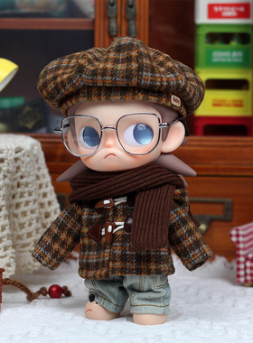 20cm嘎子姐娃衣牛角连帽大衣冬款Zsiga可动人偶向往之处衣服8分小