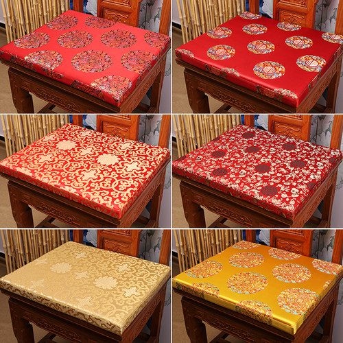 定做中式红实木沙发垫餐圈椅茶桌太师官帽椅换鞋坐垫椰棕海绵乳胶