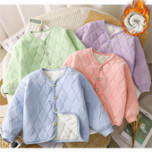儿童棉服男童夹棉外套女童内搭校服神器内胆大童加厚棉袄宝宝上衣