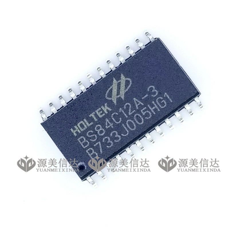 BS84C12A-3 全新原装 贴片 SOP-24 触摸按键单片机带A/D型