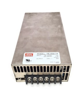 Meanwell SE-600-24 Power Supply. 230/115 Volts. 24 Volts. Ma
