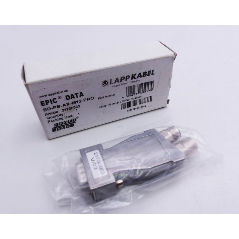 LappKabel Epic ED-PB-AX-M12-Pro Profibus Stecker 21700563 -u