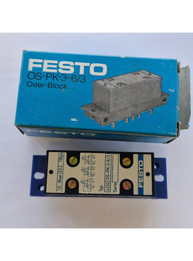 FESTO OS-PK-3-6/3 4232 ODER Ventil 3 fach - NEU / OVP - worl