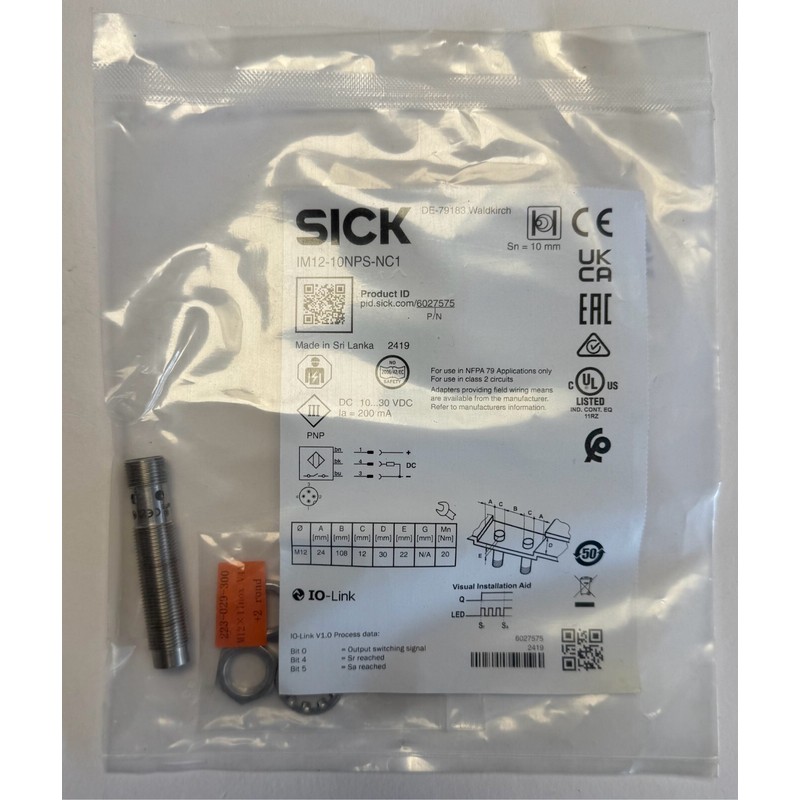 Sick Induktiver Nherungssensor IMI  IM1210NPSNC1  6027575  N