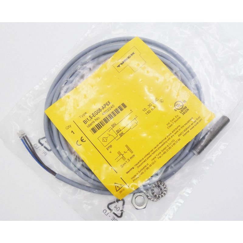 Turck BI1,5-EG08-AP6X 4602240 10-30VDC 150mA Induktiver Sens