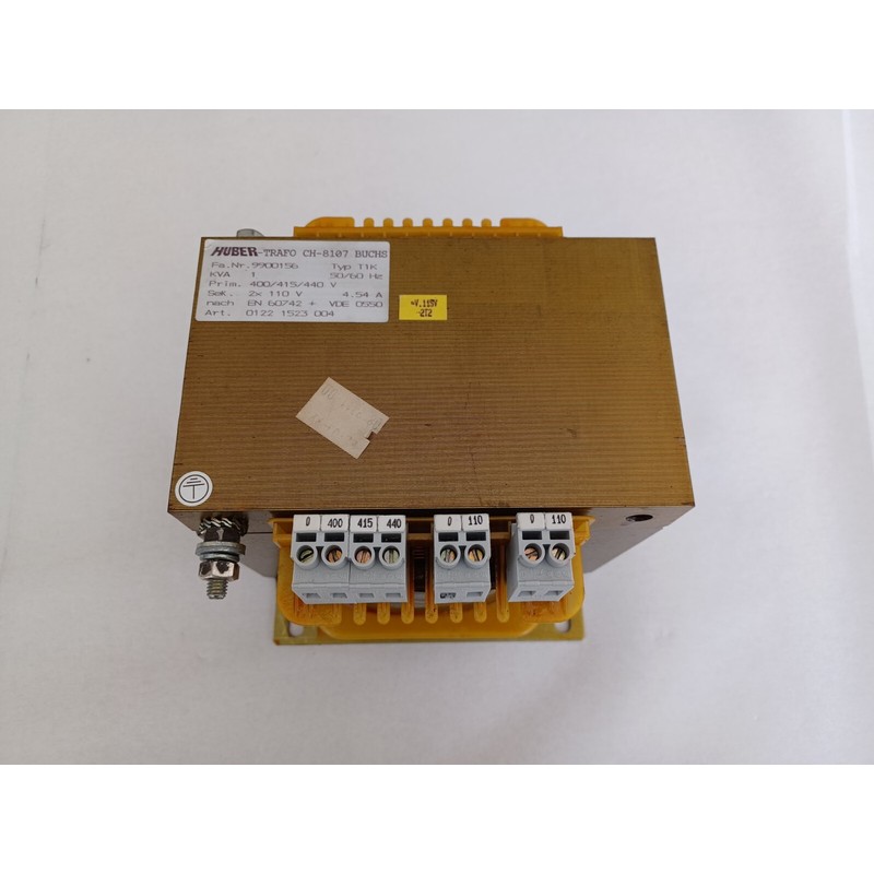 Huber Transformator T1K Pri. 400/415/440 V / Sec. 2x 110 V 1