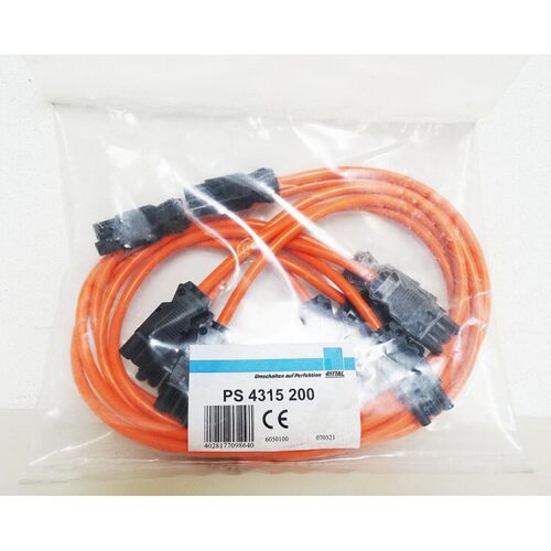 5x Rittal PS 4315 200 Anschlussleitung 1000mm -unused/OVP-