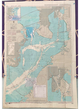 Admiralty 3848 US- Gulf Of Mexico Florida Tampa Bay Vintage