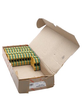 22x Weidmüller WPE 16N 1019100000 16mm2 Schutzleiter-Reihen