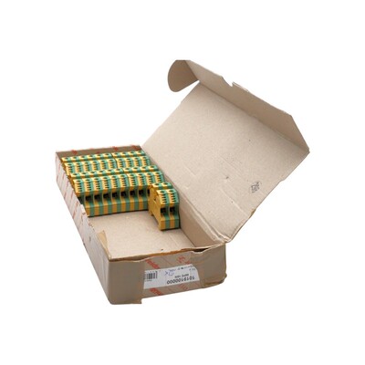 22x Weidmüller WPE 16N 1019100000 16mm2 Schutzleiter-Reihen
