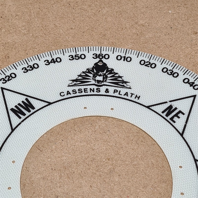 Cassens & Plath Type 11 Compass Rose Panel. Made in Germany