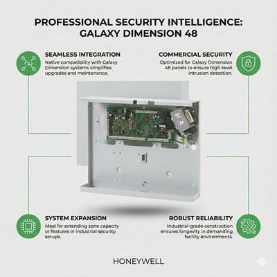 Honeywell Galaxy Dimension 48 E - Centrale alarme Honeywell