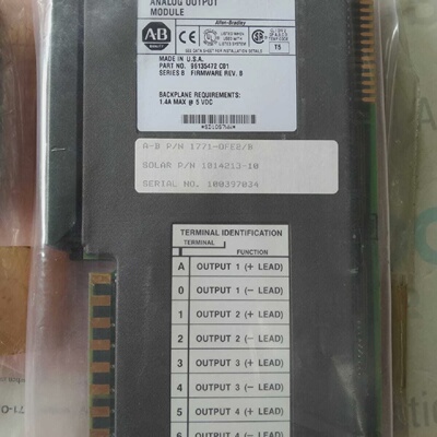 Modulo Di Uscita Analogico AllenBradley 1771OFE2B NUOVO SENZ