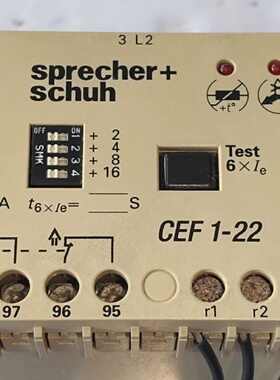 Sprecher Schuh CEF 122 160400A Elektronischer Motorschutzrel