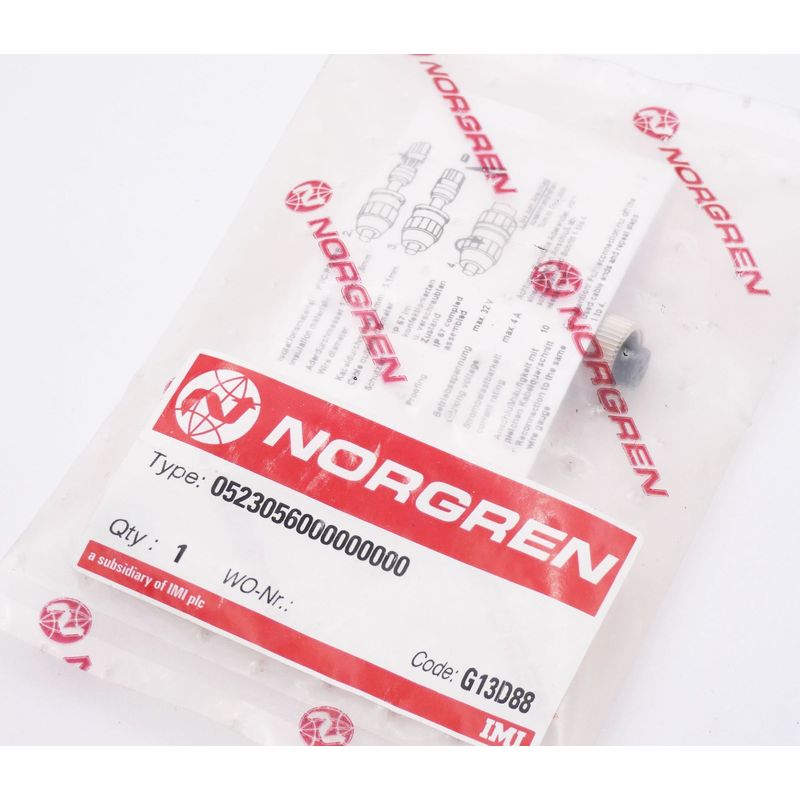 Norgren 0523056 Verbinder M12 -unused/OVP-