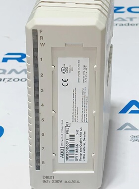 全新无盒ABB3BSE008550R18通道230V数字输入模块ABBDI821
