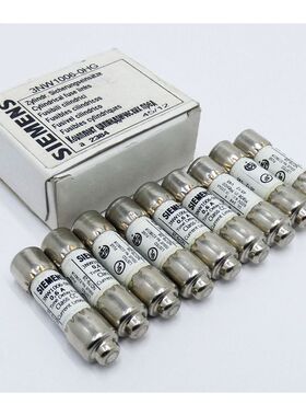 9x Siemens 3NW1006-0HG 0,6A 600VAC Zylindersicherungseinsatz