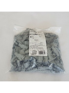 250 Stck Wago 1LeiterFederleistenAnfangsmodul 2022161 grau K